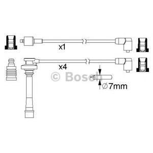 кабели за свещи - комплект запалителни кабели BOSCH 0 986 357 197 