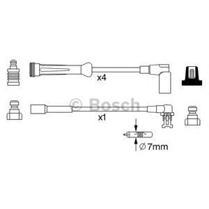 кабели за свещи - комплект запалителни кабели BOSCH 0 986 357 250