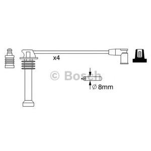 кабели за свещи - комплект запалителни кабели BOSCH 0 986 357 271 