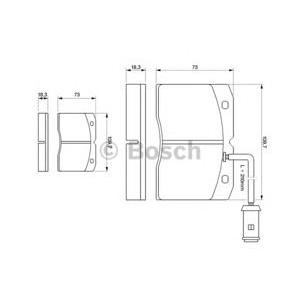 накладки BOSCH 0 986 424 144