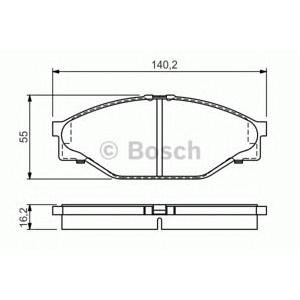 накладки BOSCH 0 986 424 225
