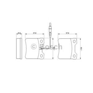 накладки BOSCH 0 986 494 000
