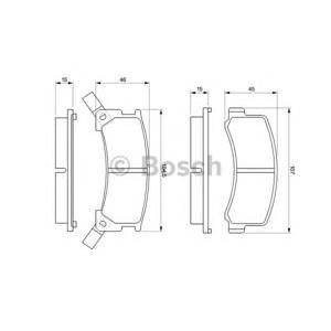 накладки BOSCH 0 986 424 239