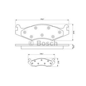накладки BOSCH 0 986 424 273