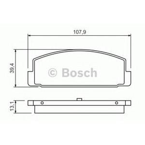 накладки BOSCH 0 986 424 295