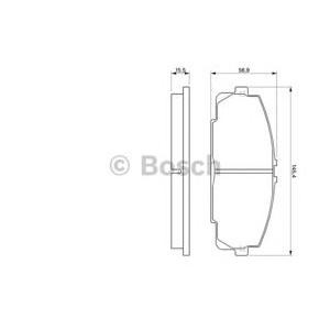 накладки BOSCH 0 986 424 319