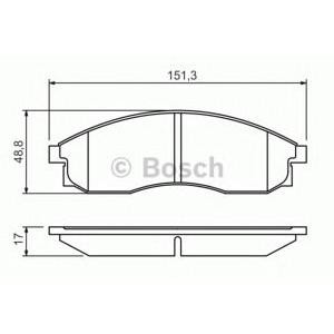 накладки BOSCH 0 986 424 340