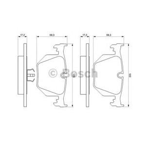 накладки BOSCH 0 986 494 006 