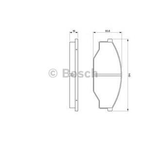 накладки BOSCH 0 986 424 382 