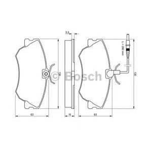 накладки BOSCH 0 986 424 451