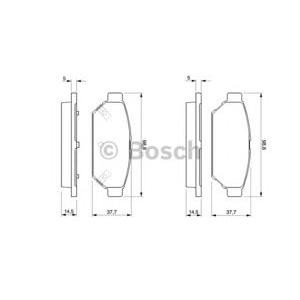 накладки BOSCH 0 986 424 464