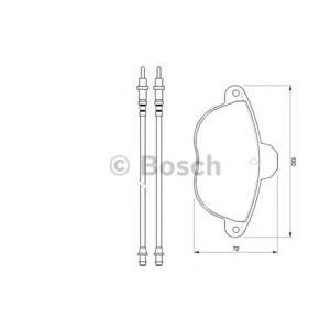 накладки BOSCH 0 986 424 473