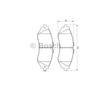 накладки BOSCH 0 986 424 474 