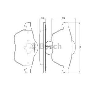 накладки BOSCH 0 986 424 481