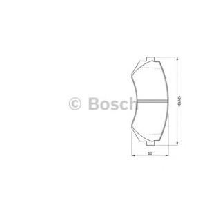 накладки BOSCH 0 986 424 489