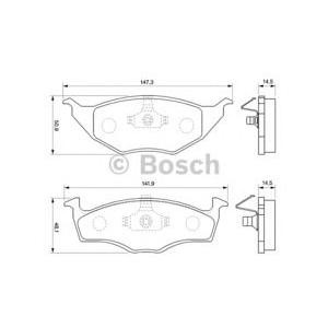 накладки BOSCH 0 986 424 502