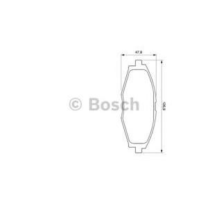 накладки BOSCH 0 986 424 512