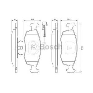 накладки BOSCH 0 986 424 515