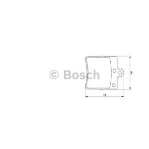 накладки BOSCH 0 986 424 519