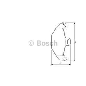 накладки BOSCH 0 986 424 532