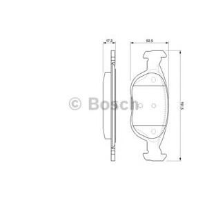 накладки BOSCH 0 986 424 544