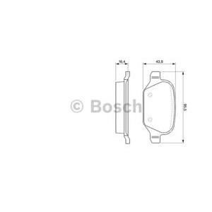 накладки BOSCH 0 986 424 553