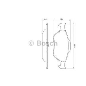 накладки BOSCH 0 986 424 558