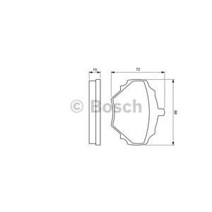 накладки BOSCH 0 986 424 563