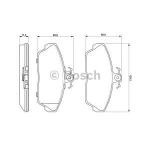 накладки BOSCH 0 986 424 566 