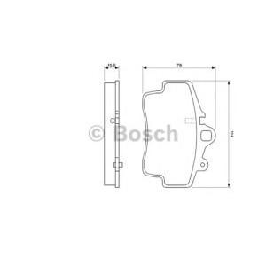 накладки BOSCH 0 986 424 570 