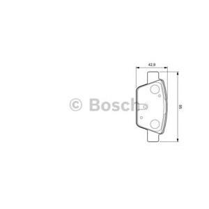 накладки BOSCH 0 986 424 594 
