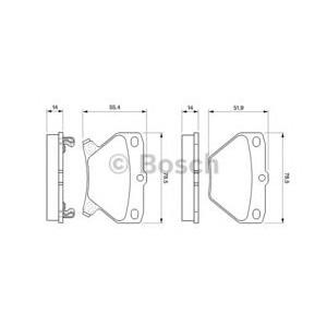 накладки BOSCH 0 986 424 630 