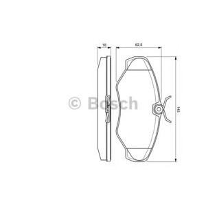 накладки BOSCH 0 986 424 636
