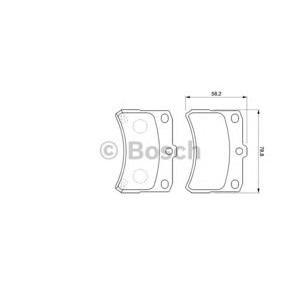 накладки BOSCH 0 986 424 643