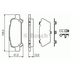накладки BOSCH 0 986 424 650 