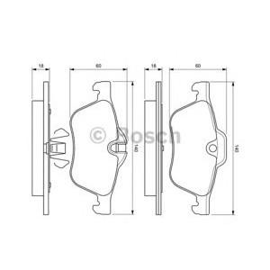 накладки BOSCH 0 986 424 652