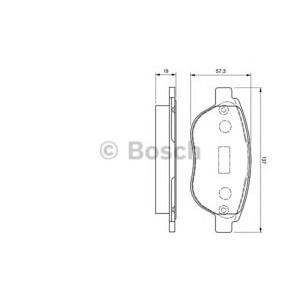 накладки BOSCH 0 986 424 659 