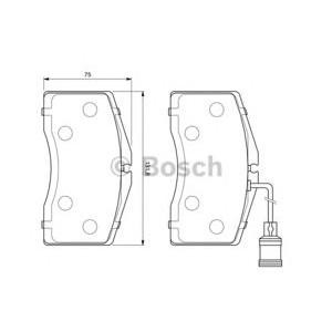 накладки BOSCH 0 986 424 664 