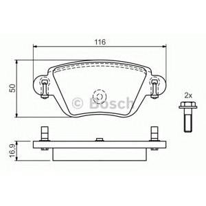 накладки BOSCH 0 986 424 671