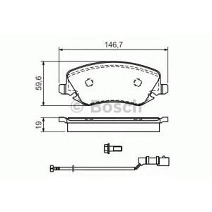 накладки BOSCH 0 986 424 679