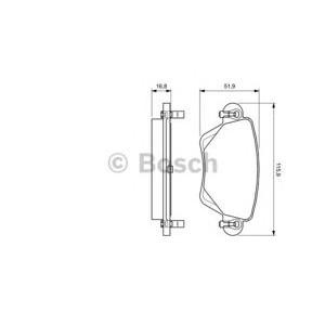накладки BOSCH 0 986 494 046