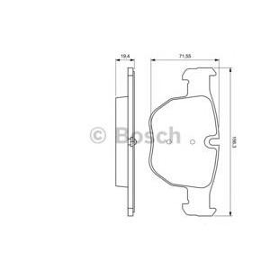 накладки BOSCH 0 986 424 687