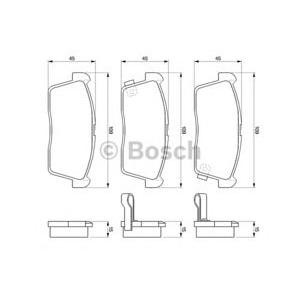накладки BOSCH 0 986 424 695