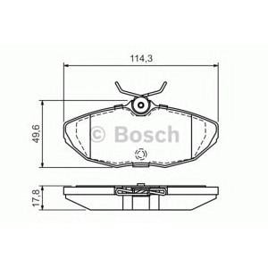 накладки BOSCH 0 986 424 702
