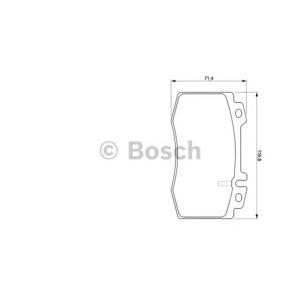 накладки BOSCH 0 986 424 705