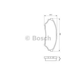 накладки BOSCH 0 986 424 713 
