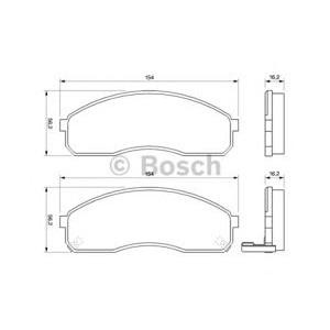 накладки BOSCH 0 986 424 714