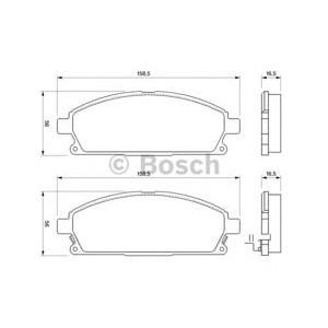 накладки BOSCH 0 986 424 715 