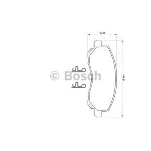накладки BOSCH 0 986 424 716