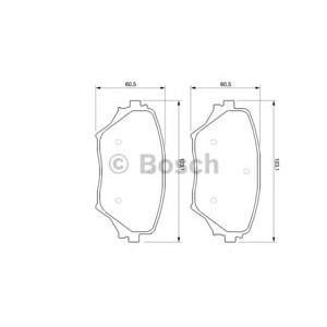 накладки BOSCH 0 986 424 719